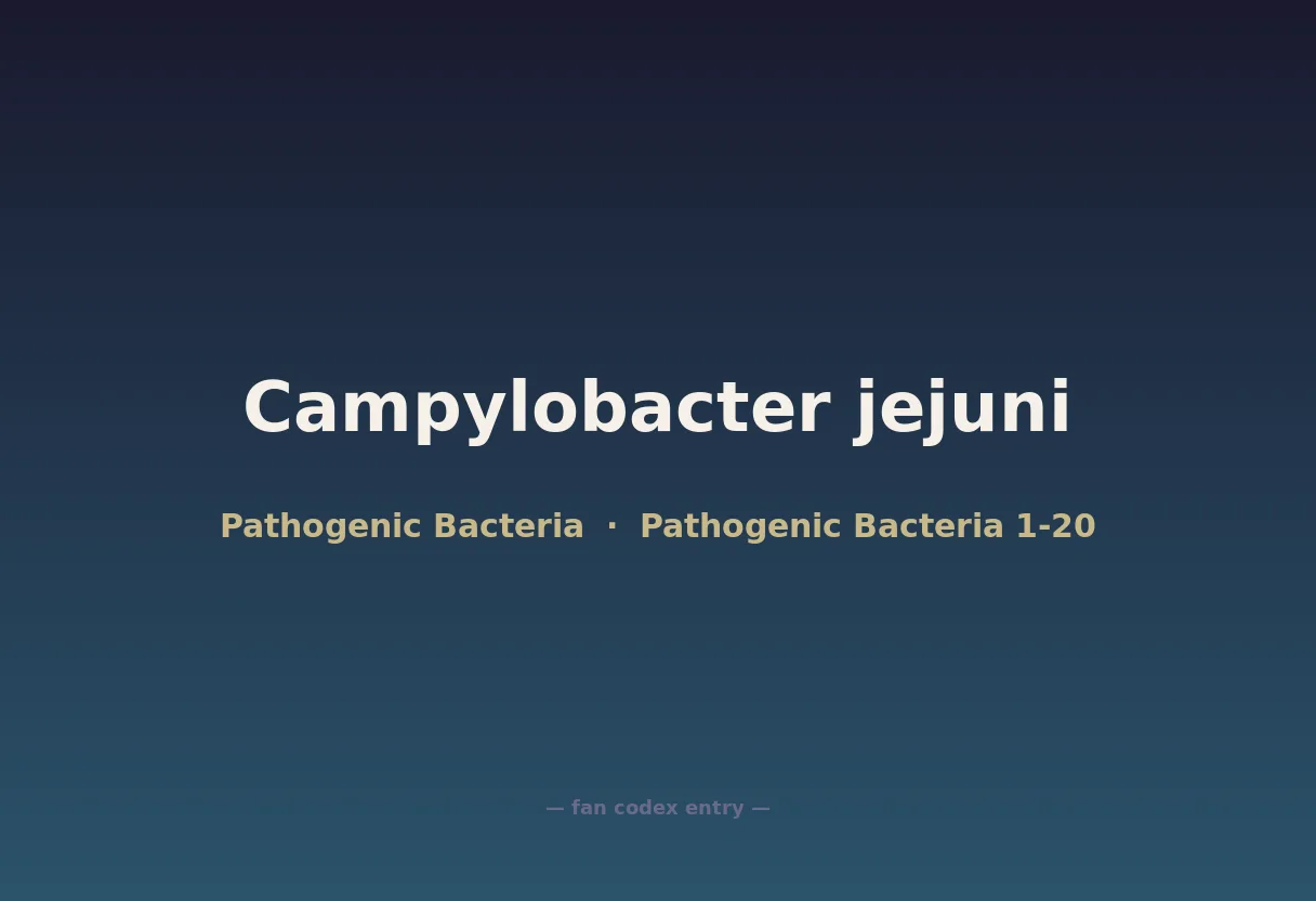 Campylobacter jejuni