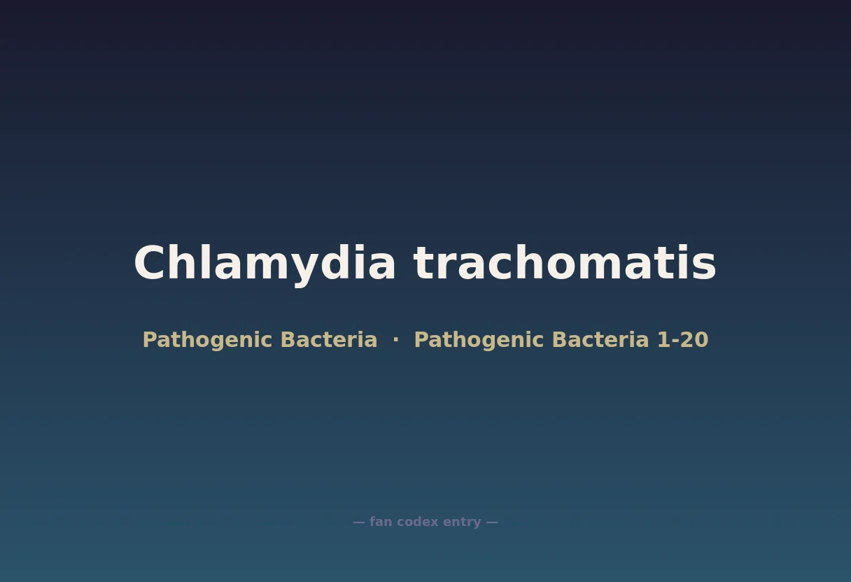 Chlamydia trachomatis