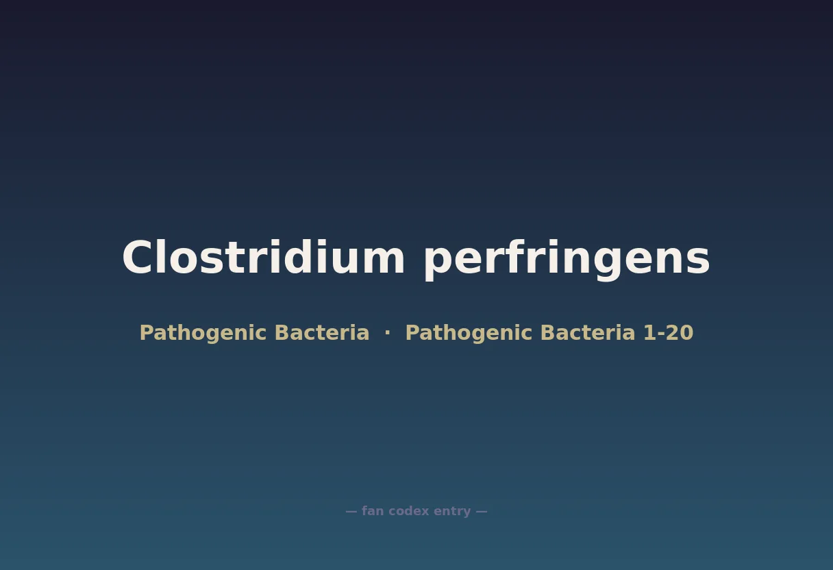 Clostridium perfringens