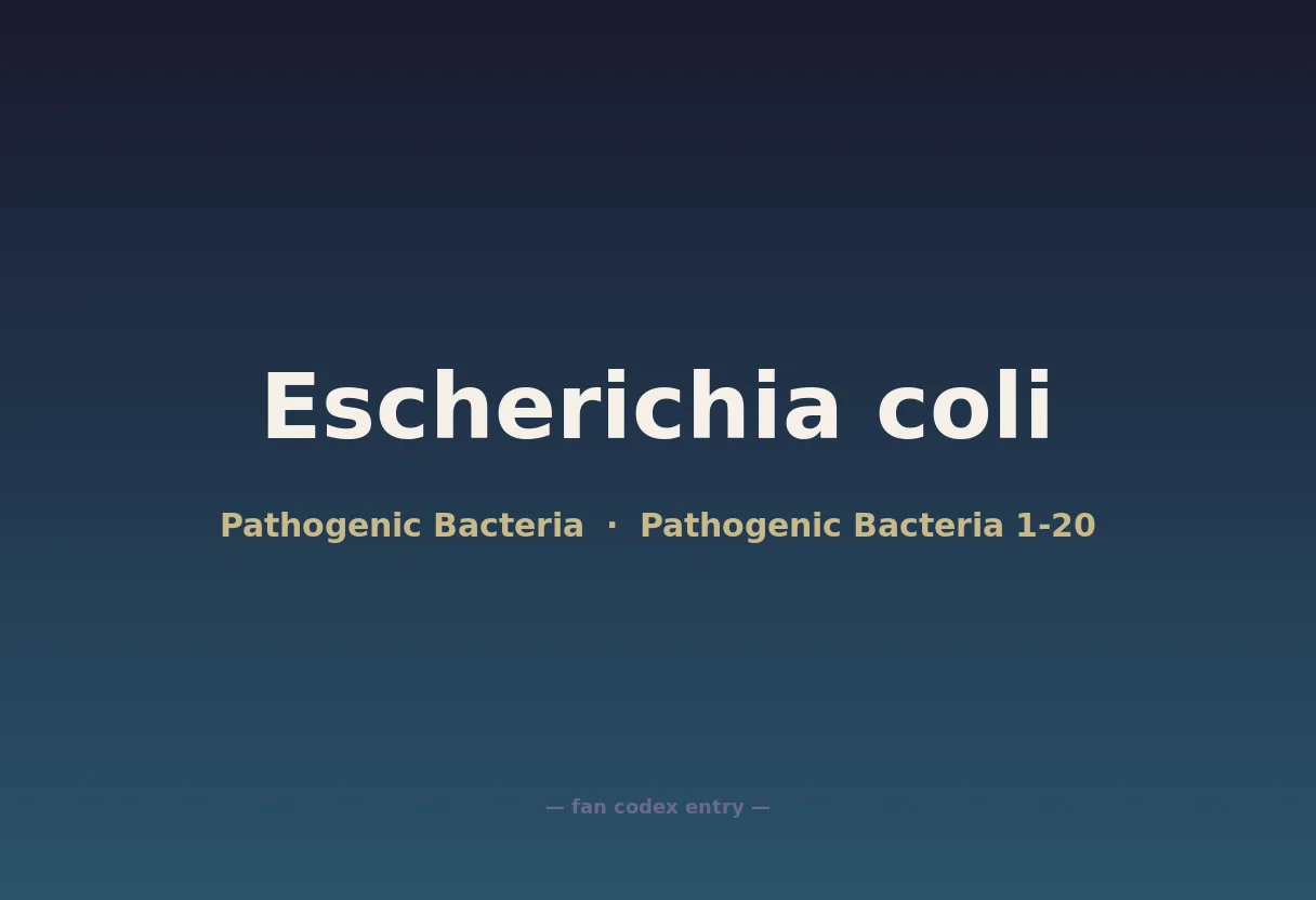 Escherichia coli