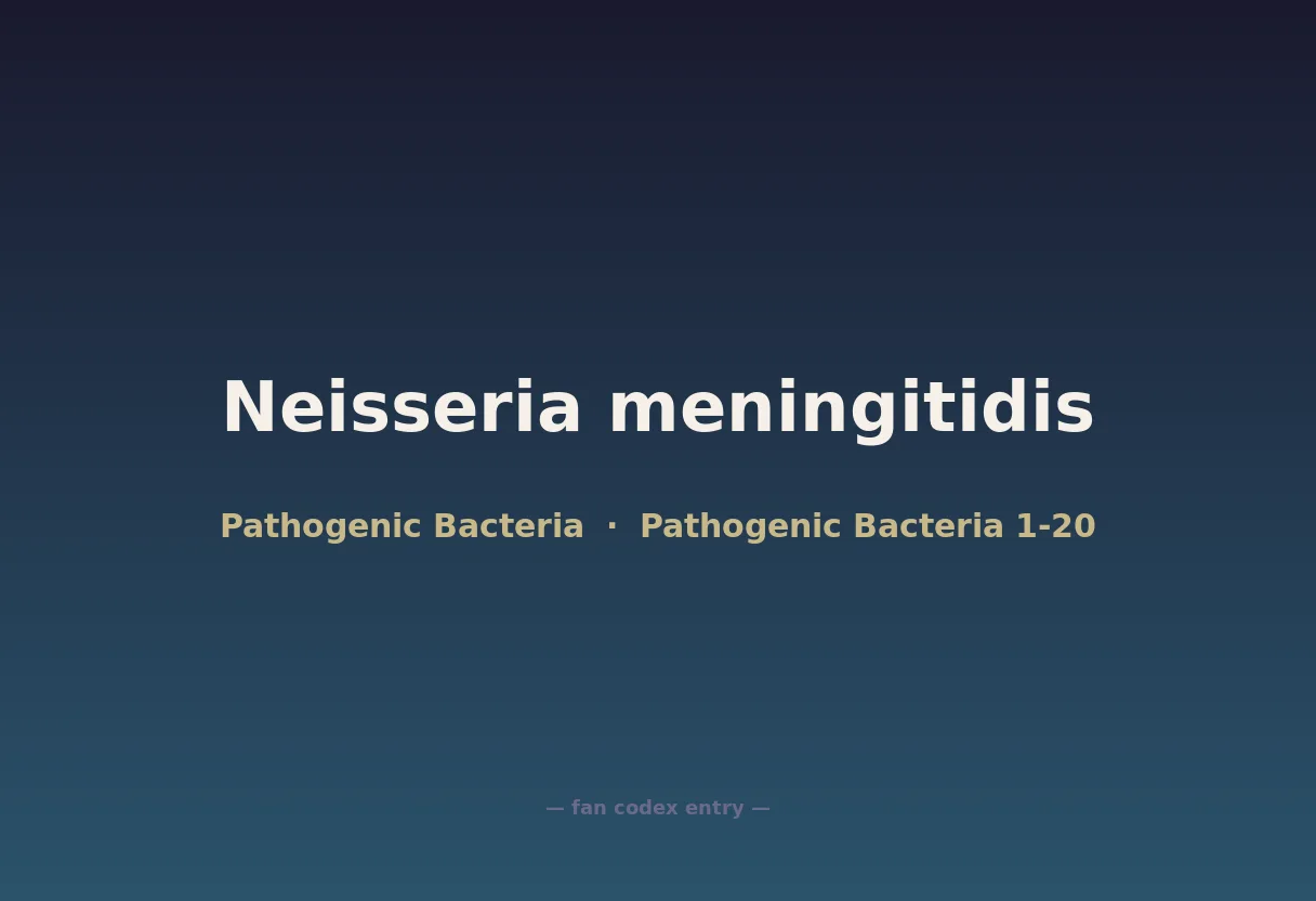 Neisseria meningitidis